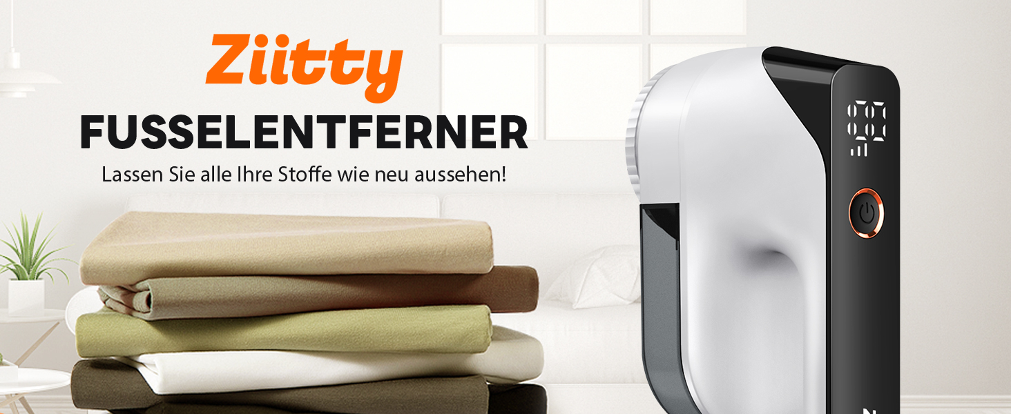 Електричний видальник ворсу Ziitty: 3 режими, 6 лез, для різних тканин. Ідеально для сім'ї