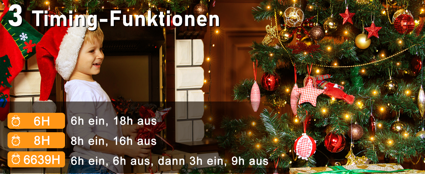Гірлянда світлодіодна 40м, 400 LED, для прикраси ялинки та декору, вологостійка, з пультом, таймером, димуванням, теплий білий колір, для дому та саду