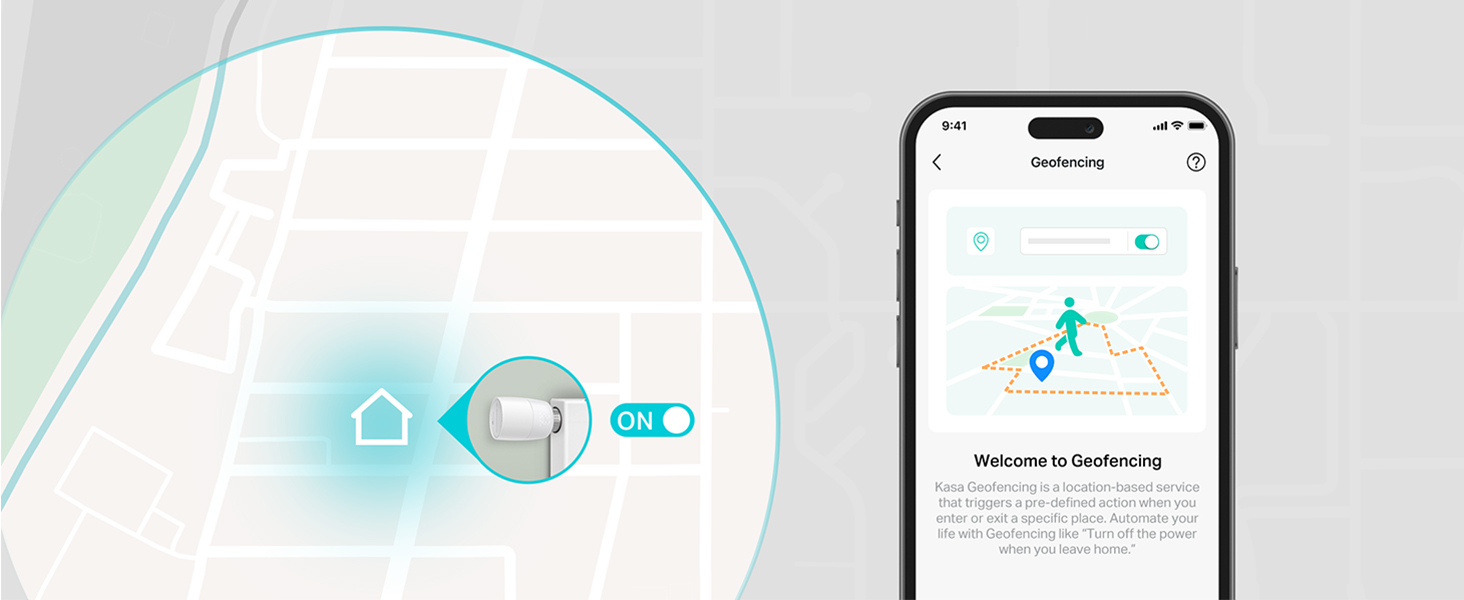TP-Link Kasa Smart Термостат для радіатора WiFi Starter Kit (Хаб + 1 Термостат), Керування опаленням через додаток Kasa, Геофенсинг, Розпізнавання відкритих вікон, Matter, Сумісність з Alexa