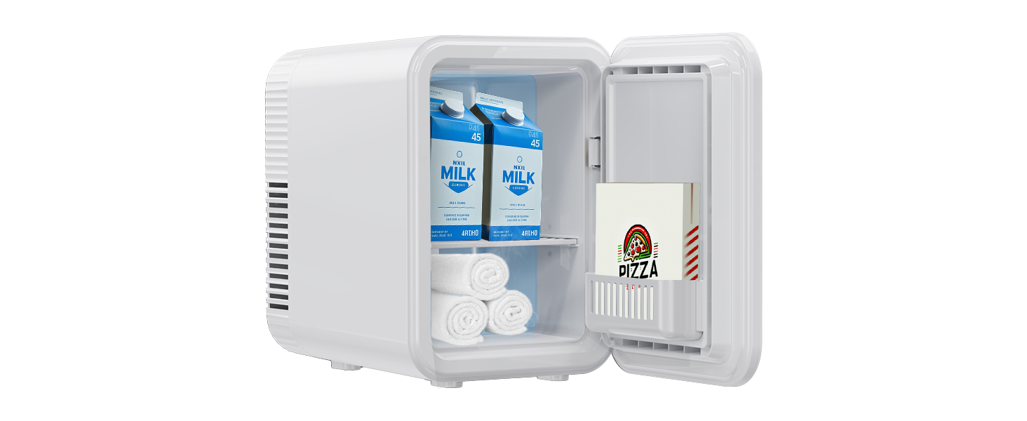 Mini холодильник Enventor 10L: компактний, тихий, з функцією охолодження та підігріву (12V/220V) для авто, спальні, офісу