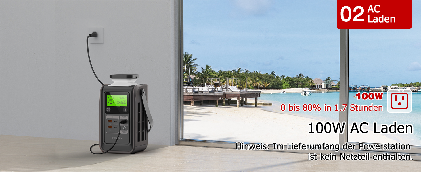 Портативна електростанція 192Wh LiFePO4, 140W USB-C, сонячний генератор 180W для кемпінгу, подорожей, надзвичайних ситуацій