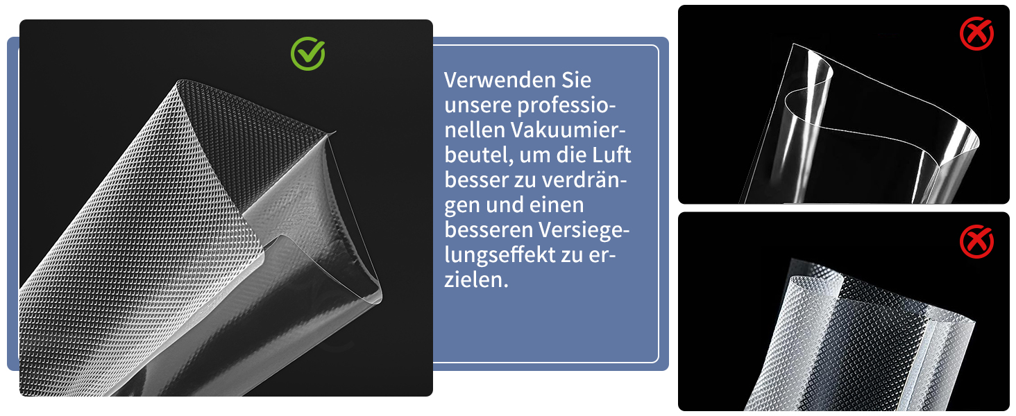 Вакууматор 5 в 1 для продуктів з вбудованим різаком та функцією Sous Vide, вакуумний пакувальник з набором пакетів та шлангом, чорний