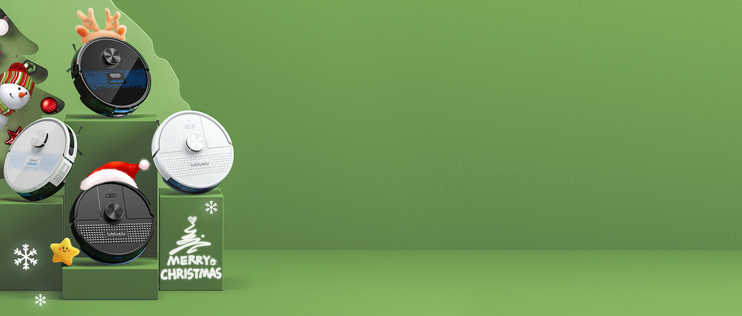 Робот-пилосос Lubluelu з функцією миття підлоги, 5000Pa, лазерна навігація, 5 карт, керування через додаток, для шерсті тварин, килимів, твердих підлог, чорний