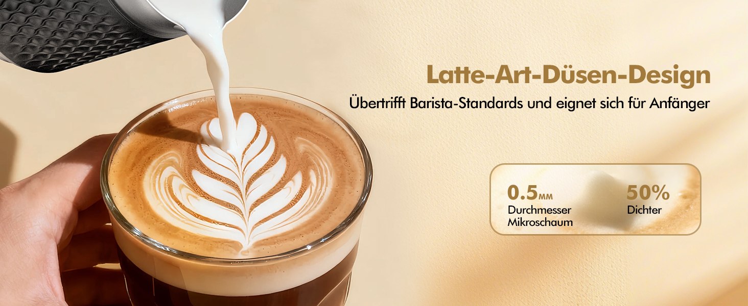 Електричний спінювач молока 5-в-1: автоматичний спінювач молока 350 мл, миється в посудомийній машині, для гарячого та холодного молока, капучино, лате, гарячого шоколаду