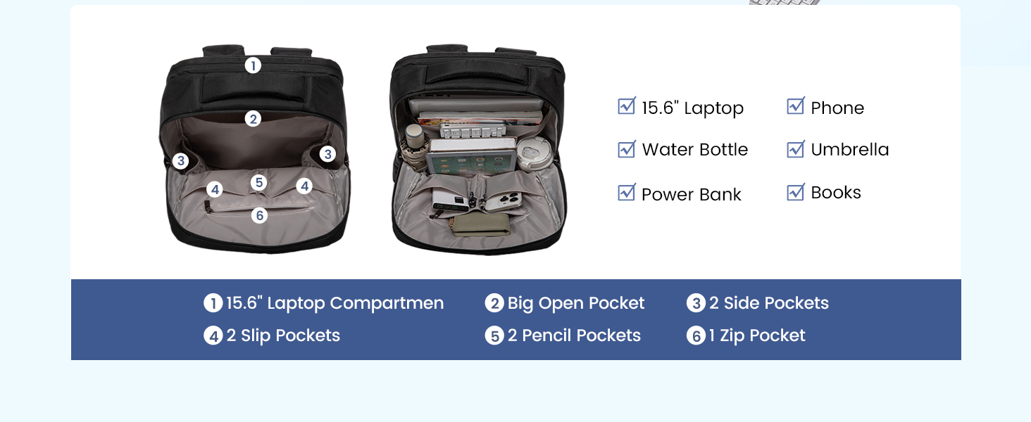 LOVEVOOK Рюкзак чоловічий великий, для ноутбука 17 дюймів, ділова сумка, рюкзак для роботи, шкільний рюкзак, водонепроникний, туристичний рюкзак, чоловічий, повсякденний, для офісу, роботи, подорожей, навчання (15.6 дюймів, Темно-сірий)