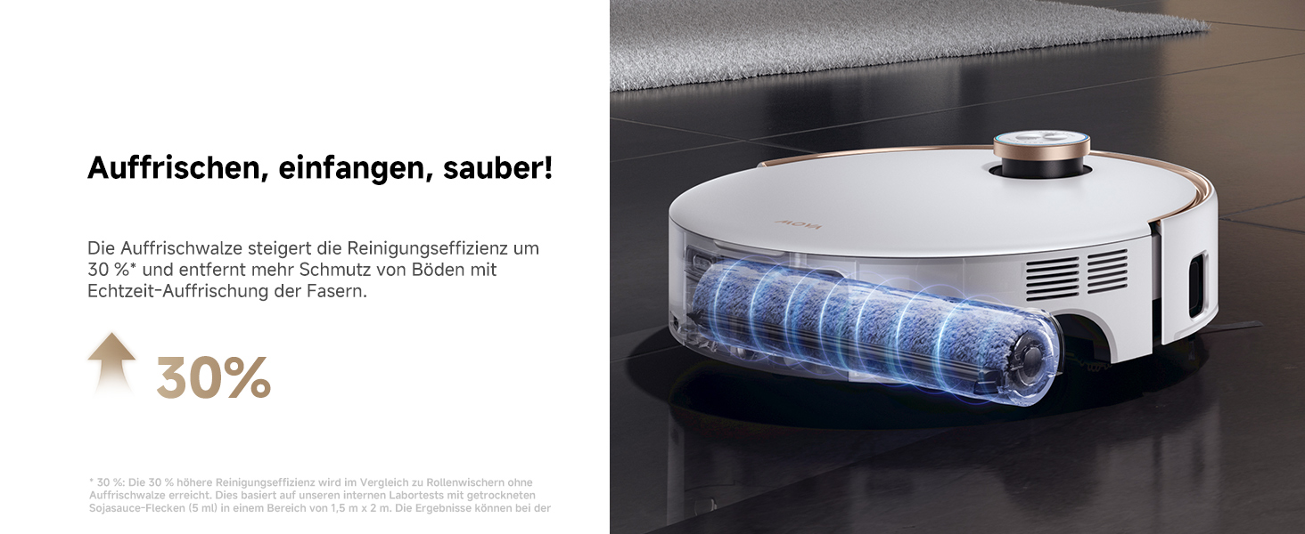 Робот-пилосос Mova V50 Ultra Complete з функцією миття: 24000 Па, 6 см перешкода, RGB AI, LED, 80°C миття, 63°C сушка, DuoSolution, Tricut