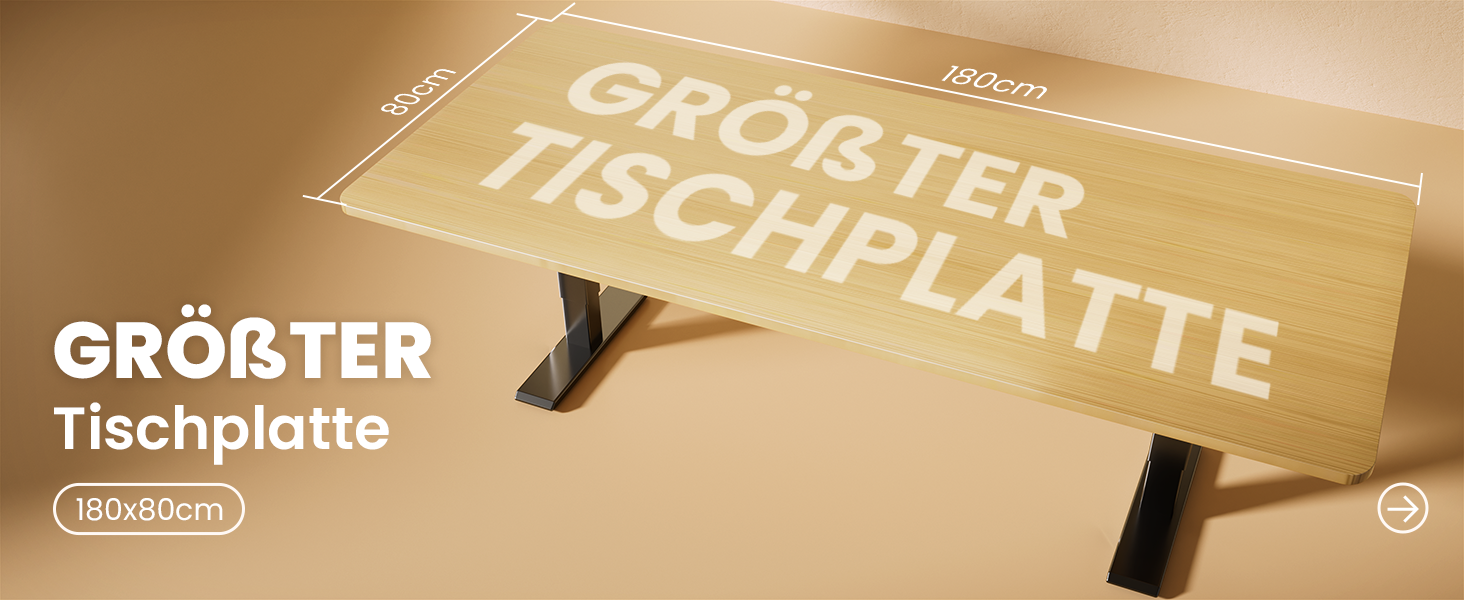 Електричний стіл MAIDeSITe з регулюванням висоти, 2 ніжки, 4 пам'яті, T1 Pro (Чорний)