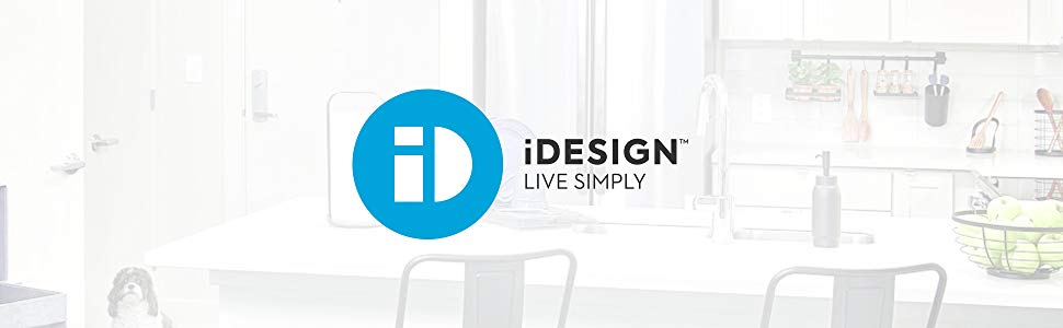 Набір аксесуарів для ванної кімнати iDesign Badezimmer Set, чорний: мильниця, тримач для зубних щіток, диспенсер для ватних дисків, піднос.