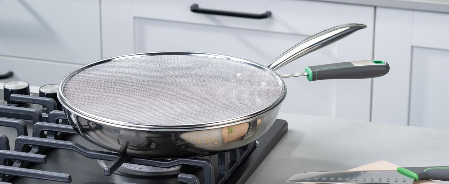 Сковорода Fackelmann Chefkoch Antihaft Ø28 см з керамічним покриттям, для всіх плит (вкл. індукція)