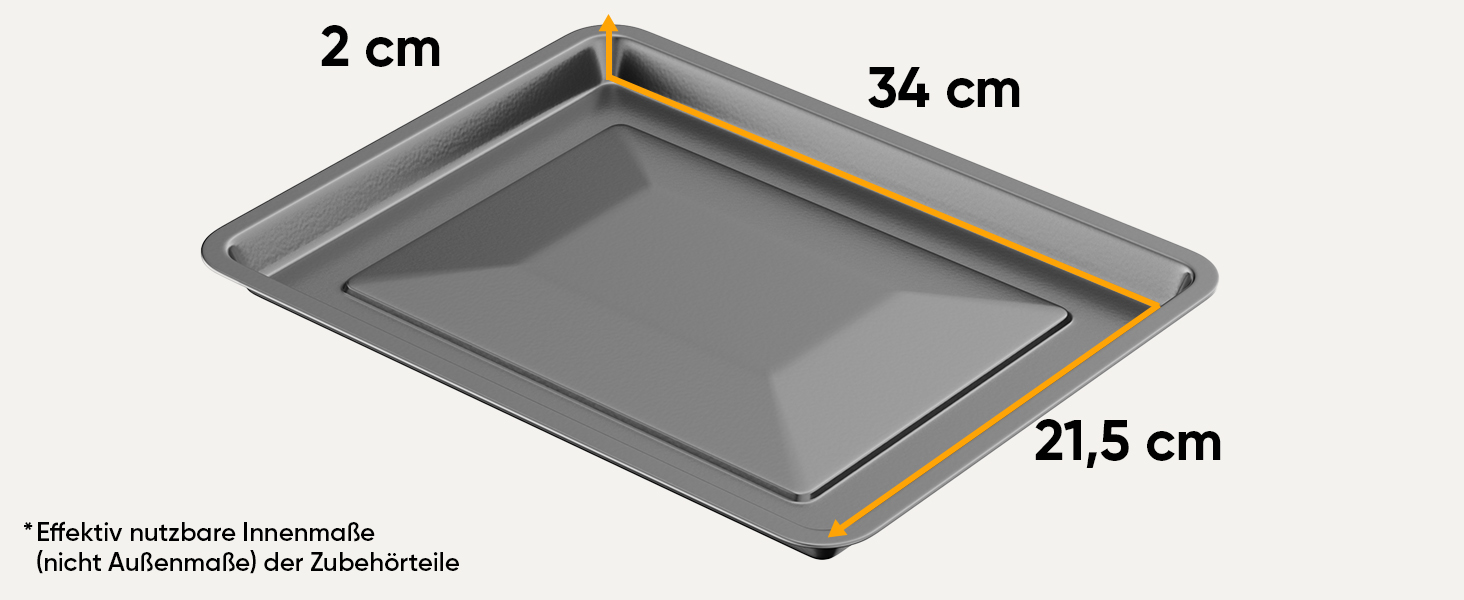 Міні-піч Stillstern Cyclone Pro+ 25L з конвекцією: духовка для приготування тостів, піци, гриля, з антипригарним покриттям, для кемпінгу