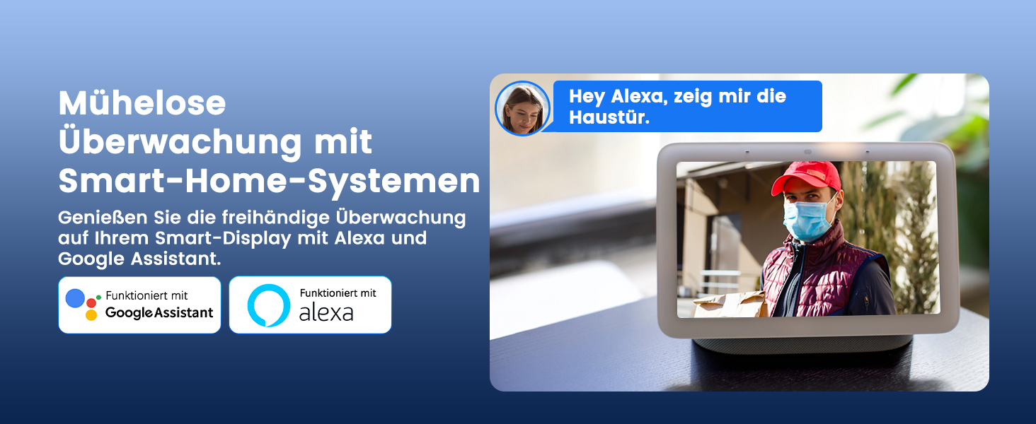 Відеодзвінок Bextgoo з подвійною камерою 2K HD, бездротовий, 10000mAh, IP67, з датчиком руху та нічним баченням