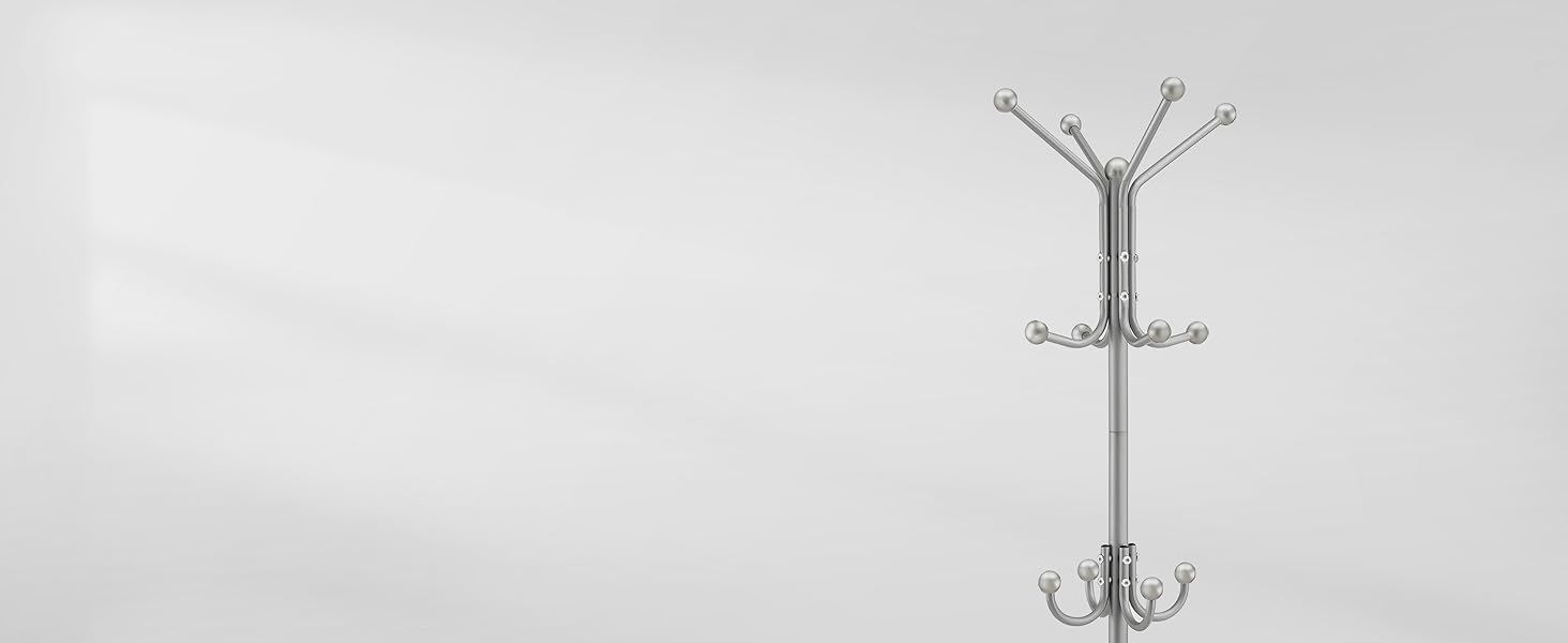 Вішалка для одягу FAVOOOSTY з підставкою для парасольки, 12 гачків, стійка, вішалка для пальто, для вітальні, спальні, срігау