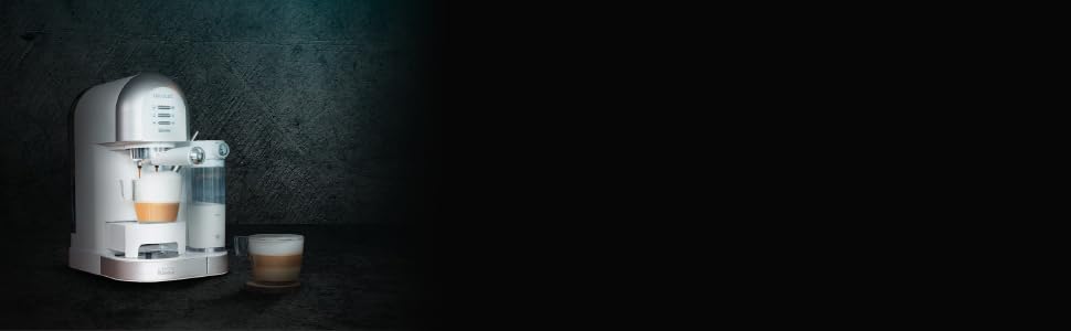 Кавомашина Cecotec Chic 20 Bianca: автоматичний приготування, для меленої кави та капсул, 1470 Вт