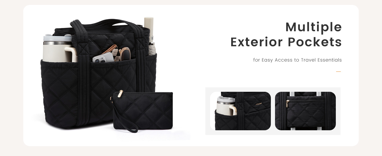 LOVEVOOK Сумка-шоппер для жінок, містка сумка-тоут, 15.6