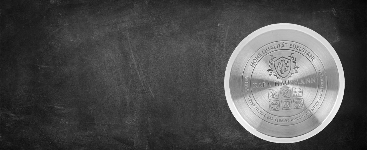 Набір каструль з знімними ручками (3 шт.) з нержавіючої сталі - сумісний з індукційними плитами. Набір каструль, сковорідок та посуду з гранітним покриттям