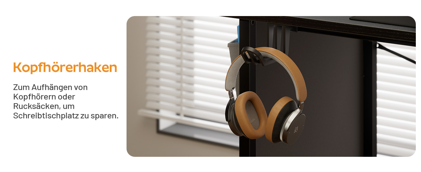 Кутовий стіл HLONONE з LED-підсвіткою та розетками, 110 x 80 см, з полицею, для комп'ютера, геймінгу, офісу, дому, білого (чорного) кольору