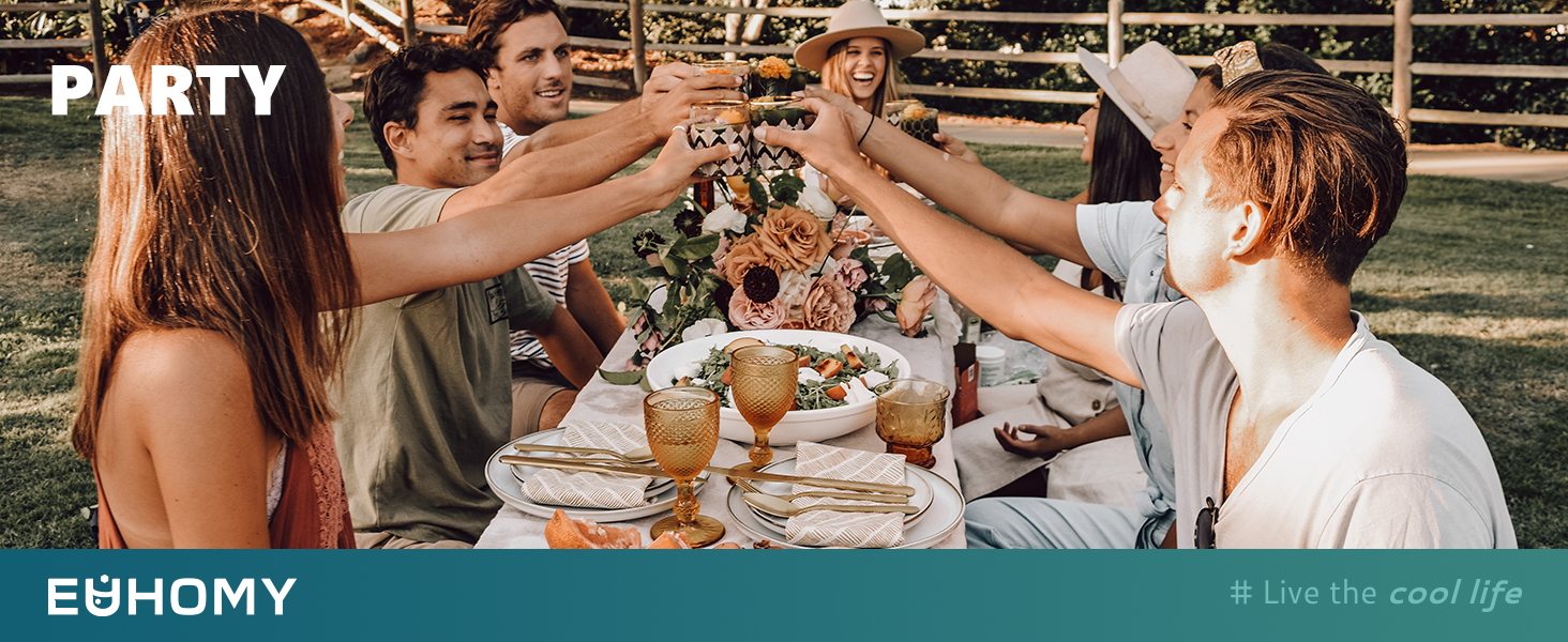 Автохолодильник EUHOMY 35л з Wi-Fi, 12/24V та 220V, портативний компресорний холодильник-морозильник (-20°C~20°C) з колесами та кошиками для подорожей, кемпінгу - чорний