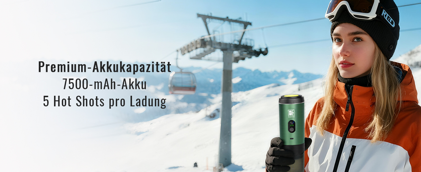 Портативна електрична кавомашина Everange для еспресо, приготування кави з меленої кави та капсул NS, зелена з LCD-дисплеєм