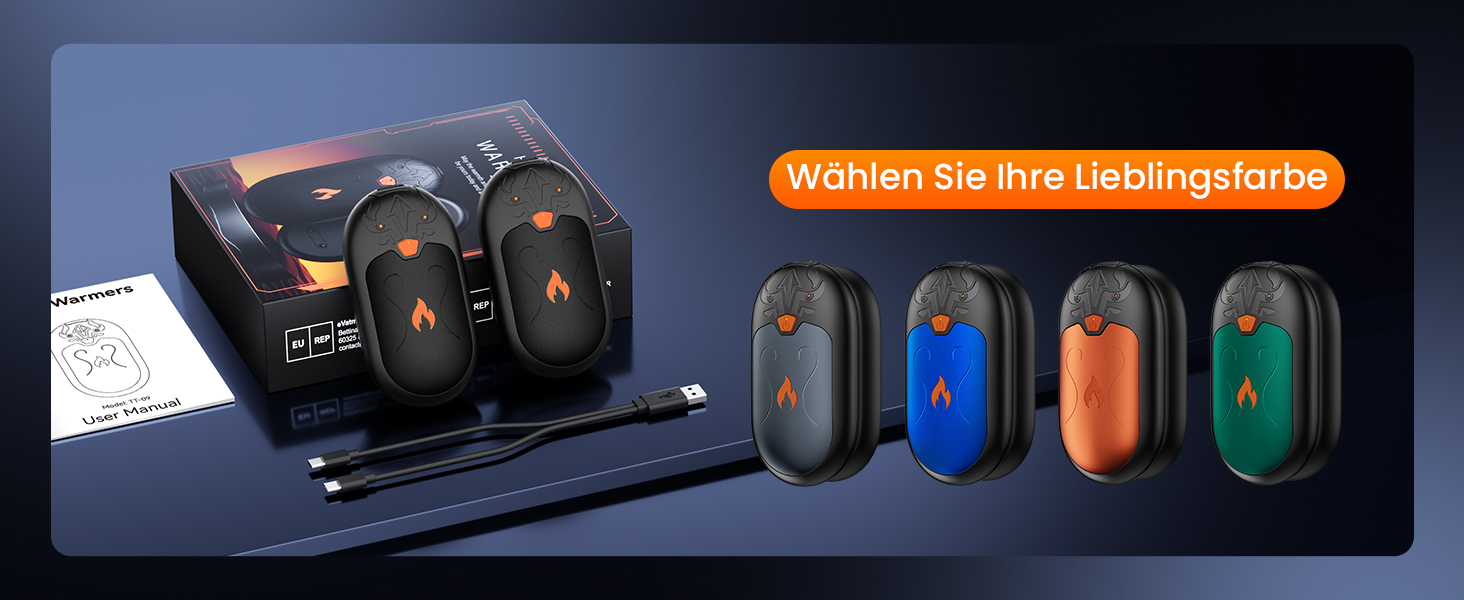 Електричні грілки для рук, 2 шт., з підзарядкою, 24 години тепла, 3 режими нагріву, портативні, для жінок, чоловіків, пацієнтів з ревматоїдним артритом (чорні)