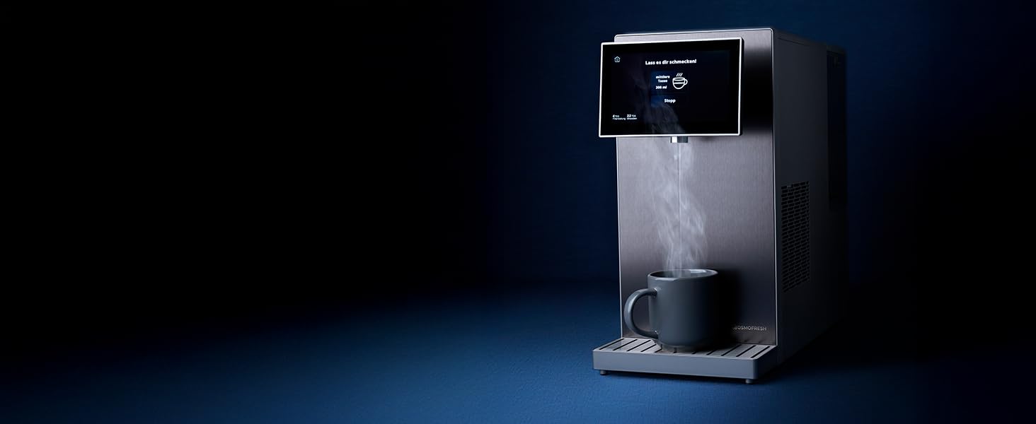 Система зворотного осмосу OsmoFresh Fusion Pro з мінералізацією та UV-C фільтрацією | Зволожувач для води | Гаряча та холодна вода | Без встановлення