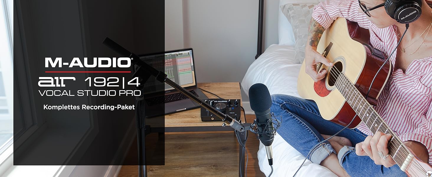 M-Audio Air 192|6: USB аудіоінтерфейс для професійного запису (2 XLR/Line входи, софт в комплекті)