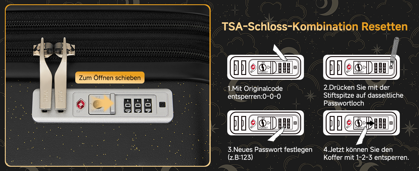 Набір валіз Sea Choice 3 шт. з жорстким корпусом, розширюваний, легкий, з TSA замком, бежевий