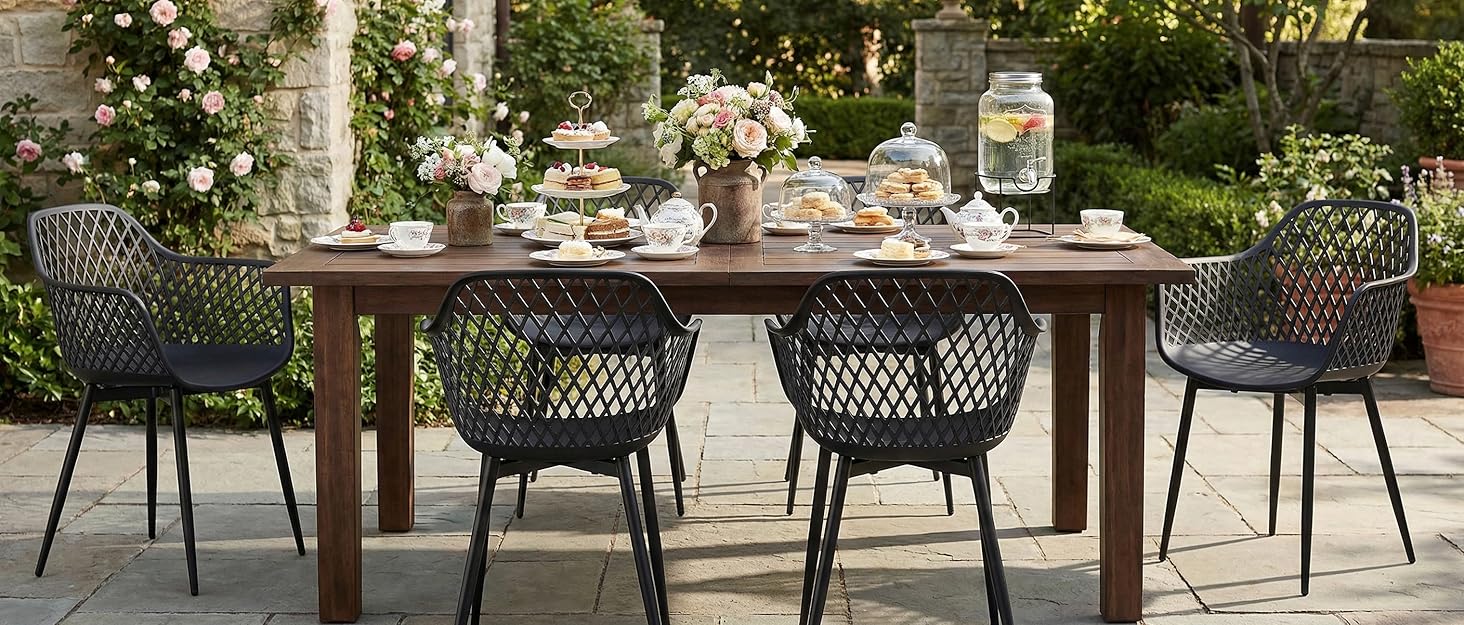 Набір садово-розслаблюючих крісел 4 шт. для тераси, балкону та саду, 120 кг, сіро-зелений