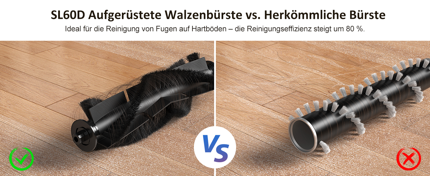 Робот-пилосос Lubluelu з функцією миття підлоги, 4500Pa, лазерна навігація, 5 карт, 55 dB, керування через додаток, для шерсті тварин, килимів, твердих підлог, чорний