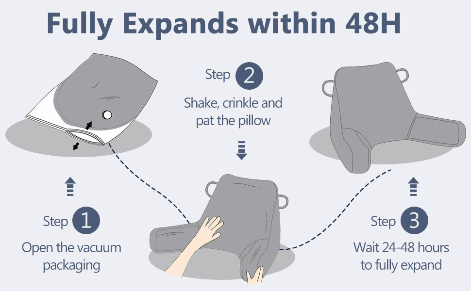 Лежак-крісло для читання, подушка для відпочинку в ліжку для дорослих та дітей, м'яка спинка з підлокітниками, кишенями та ручкою, сірий колір