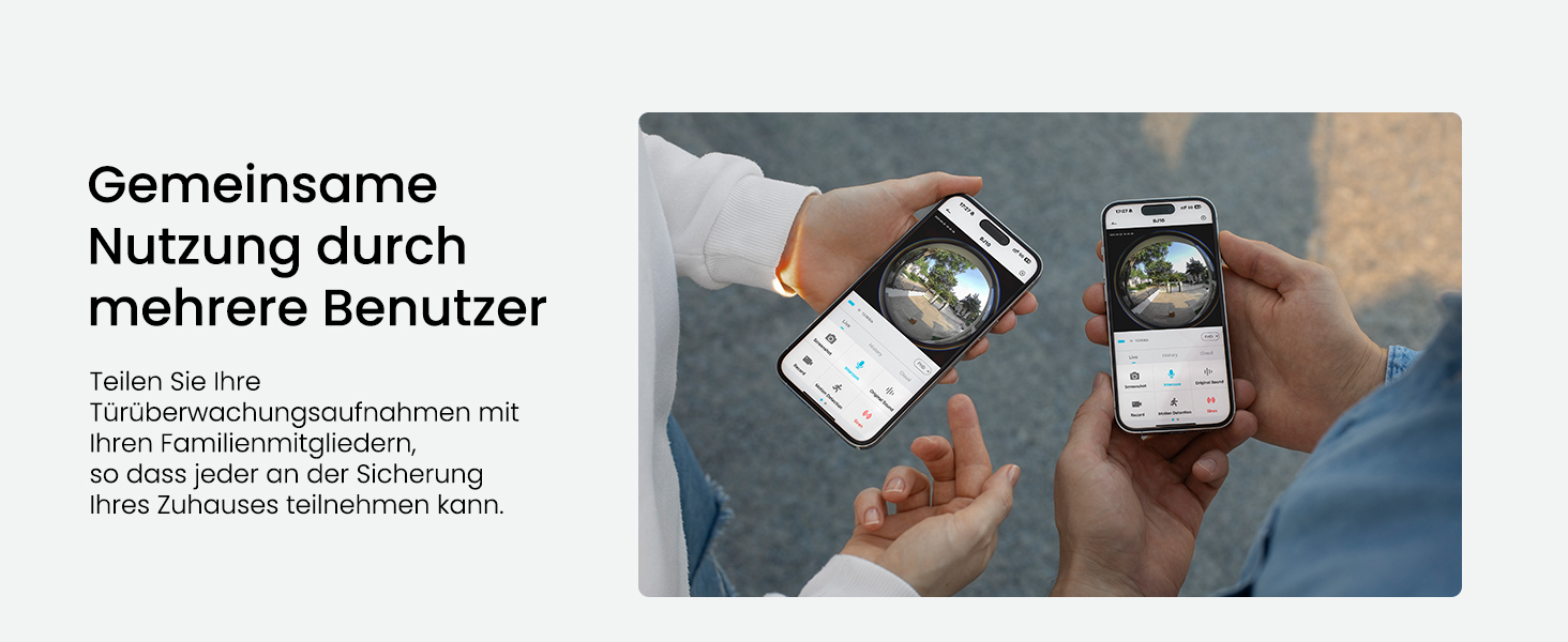Відеодзвінок ieGeek з камерою 180° Fisheye, 2K 3MP, Wi-Fi, AI-розпізнавання руху, IP65, нічне бачення, Alexa, 2.4GHz