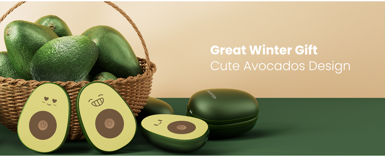 Електричні грілки для рук Gaiatop (2 шт), з магнітною фіксацією, 3 режими нагріву, швидкий нагрів, портативні, багаторазові, для активного відпочинку та подарунків