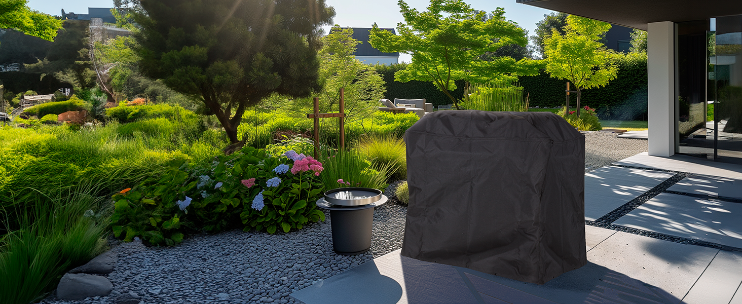 Чохол для парасольки круглий Ø до 450 см, квадратний до 320x320 см, сірий, Oxford 600D, водонепроникний, UV-стійкий