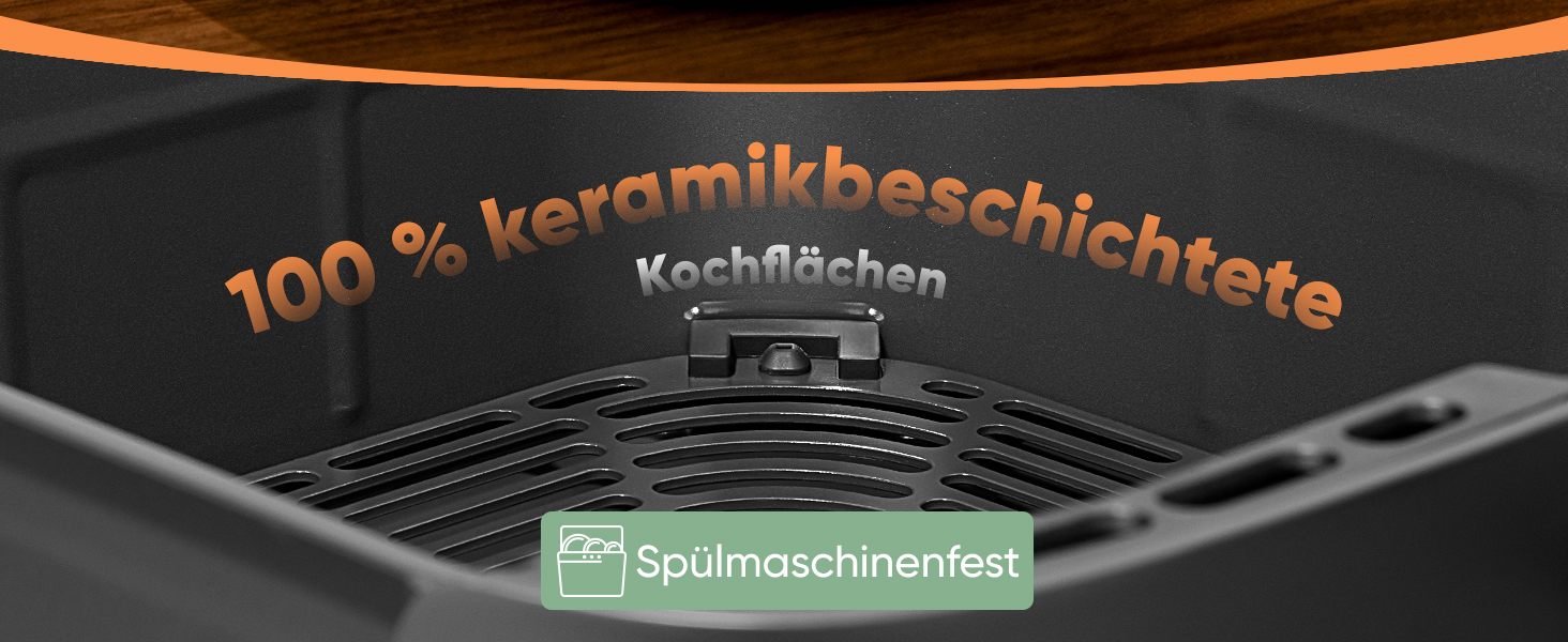 Фритюрниця без олії COSORI Turbo Tower Pro з керамічним покриттям, 2 камери, 10.8 л, DualBlaze, автоматичне регулювання повітряного потоку