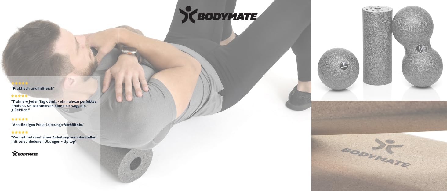 Роликове колесо для преса BODYMATE 28x16 см синє