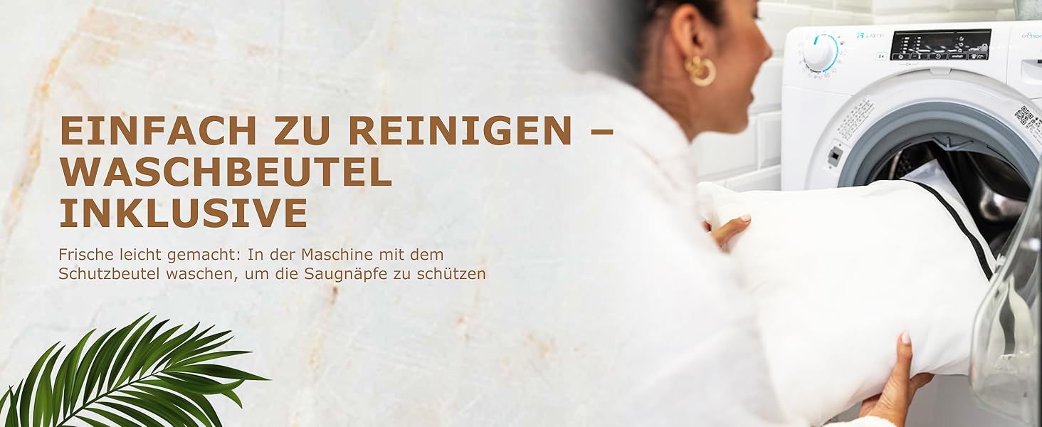 Подушка для ванни повне тіло (152x56 см) з підголівником (11 см) - біла. Підтримка шиї, спини та ніг. З сумкою для прання та подорожей, гачком для сушіння.