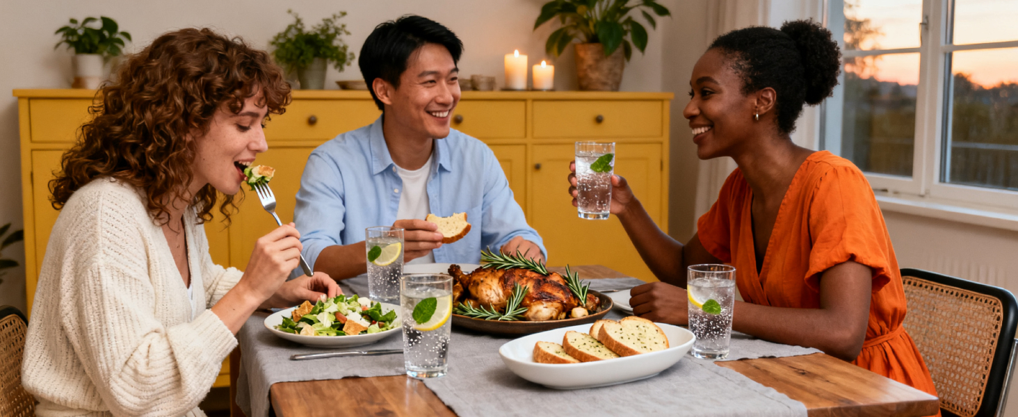 Сифон для газування води Sodastream (газвататор) з пляшкою 1 л, чорний, висота 40.3 см