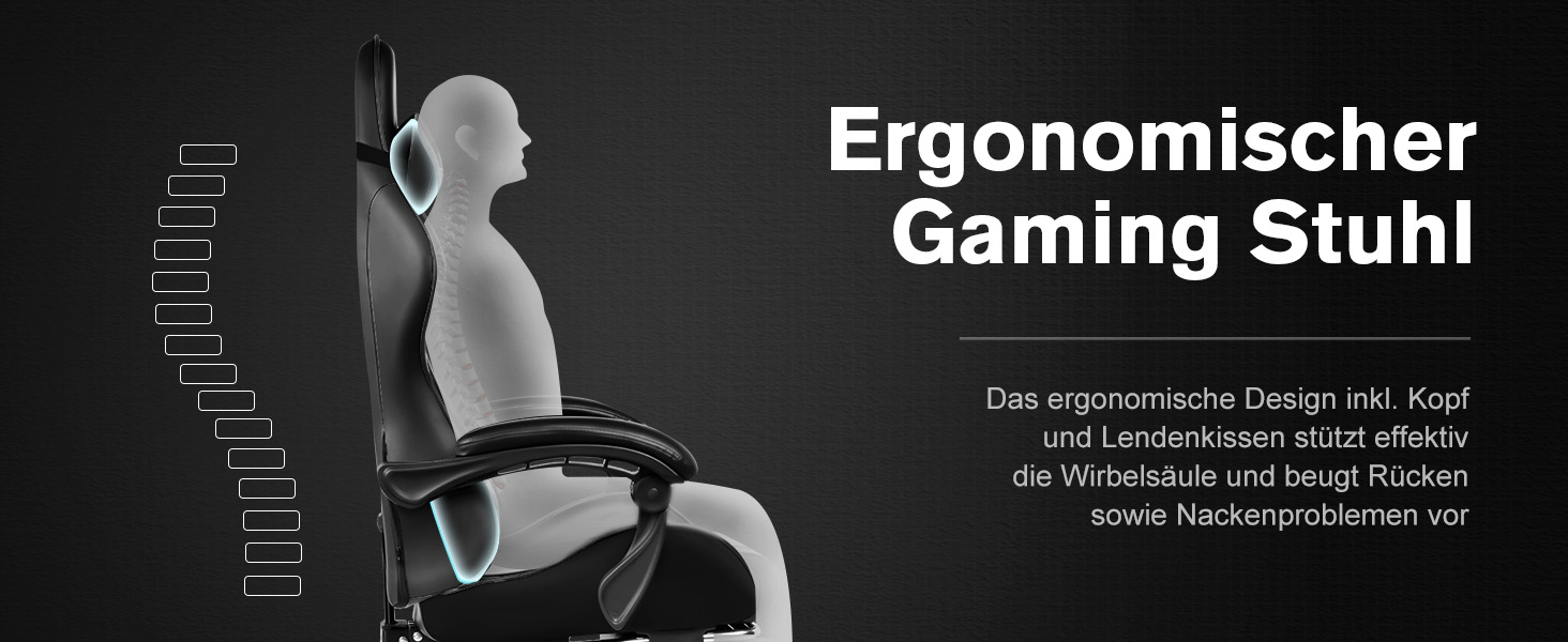 Ігровий крісло GTPLAYER з масажем, підніжка, підголовник, поперекова подушка, обертове, штучна шкіра, білий колір