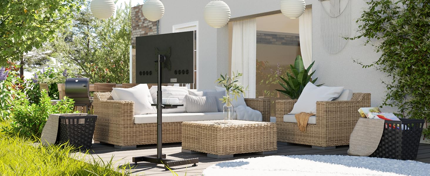 Кріплення для телевізора AX WABER на підлогу для LCD, OLED LED телевізорів 13-50 дюймів, VESA 200x200, до 35 кг, AX2008TBM (без шківів)