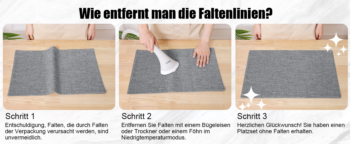 Набір тканинних серветок Homaxy 6 шт., бежеві, миючі, стійкі до нагрівання, антиковзаючі, двосторонні