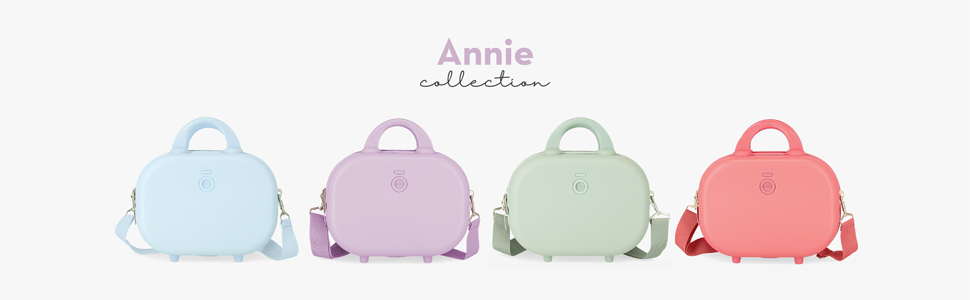 Середній чохол Enso Annie 48x70x28 см Жорсткий ABS Інтегрована застібка TSA 79 л 4,32 кг 4 подвійні колеса (кейс, синій)