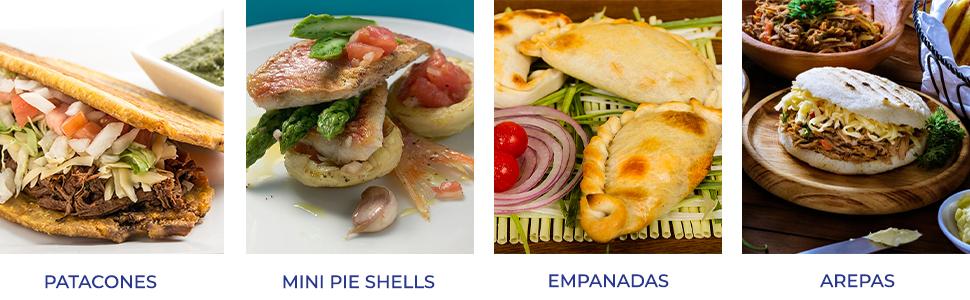 Пресс для тортильї StarBlue з чавуну, 10 дюймів (25 см), 100 шт. паперу для випікання, електронна книга з рецептами, для приготування чіпаті, роті, тортильї