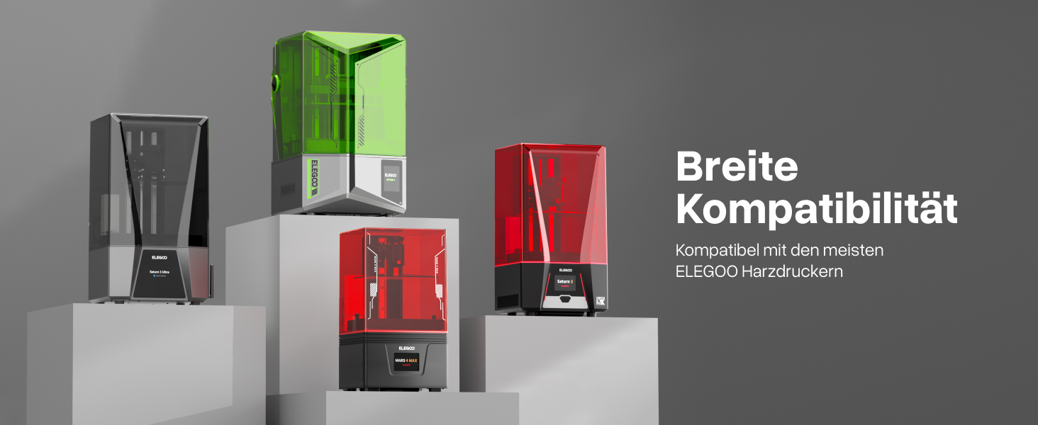 Повітряочисник ELEGOO для 3D-принтерів: видаляє TVOC, сумісний з Mars 4, Saturn 3, Saturn 2, розмір 210x247x410 мм (з міні-нагрівачем)