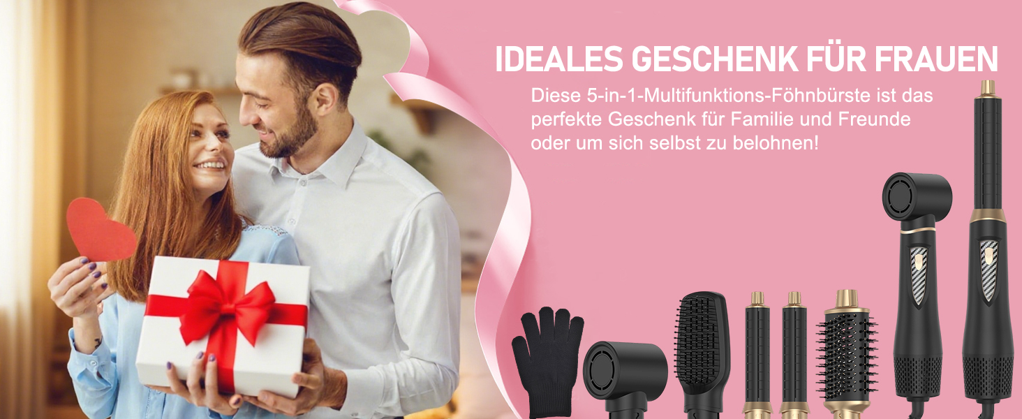 Airstyler 5 в 1 1000W Blacks: Фен-щітка, випрямляч, плойка для волосся