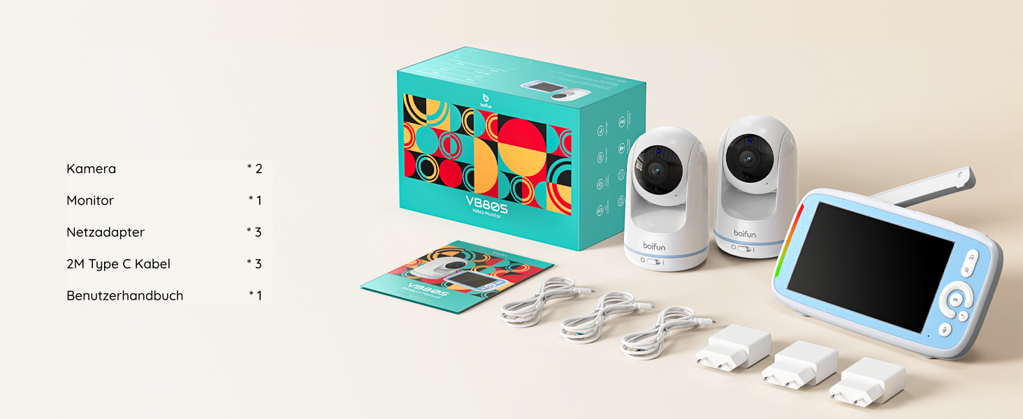 Відеоняня Boifun з камерою, 5