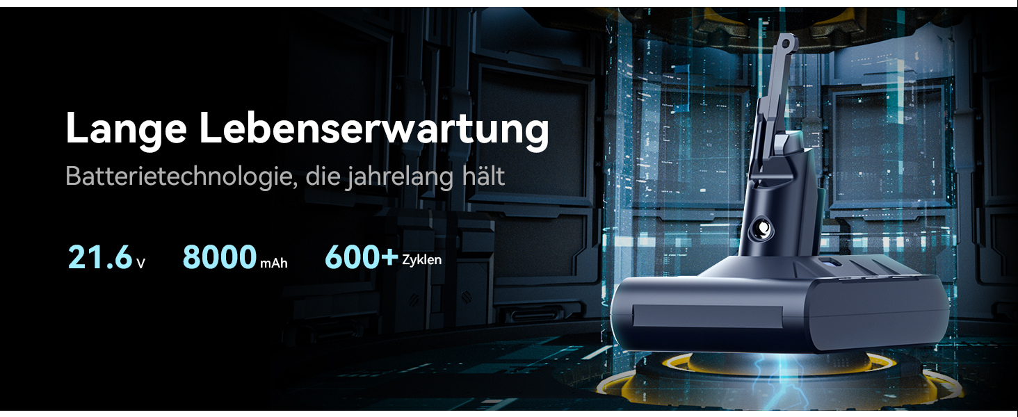 Акумулятор Morpilot V7 8000mAh для пилососа Dyson V7 SV11 Animal, Motorhead, Pro, Trigger, Fluffy + 3 фільтри