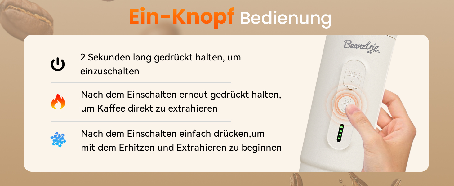 Портативна кавомашина BeanzTrip H02 PRO з акумулятором, 2-в-1: для капсул та меленої кави, 20 Bar, USB-C, для подорожей, кемпінгу, чорна