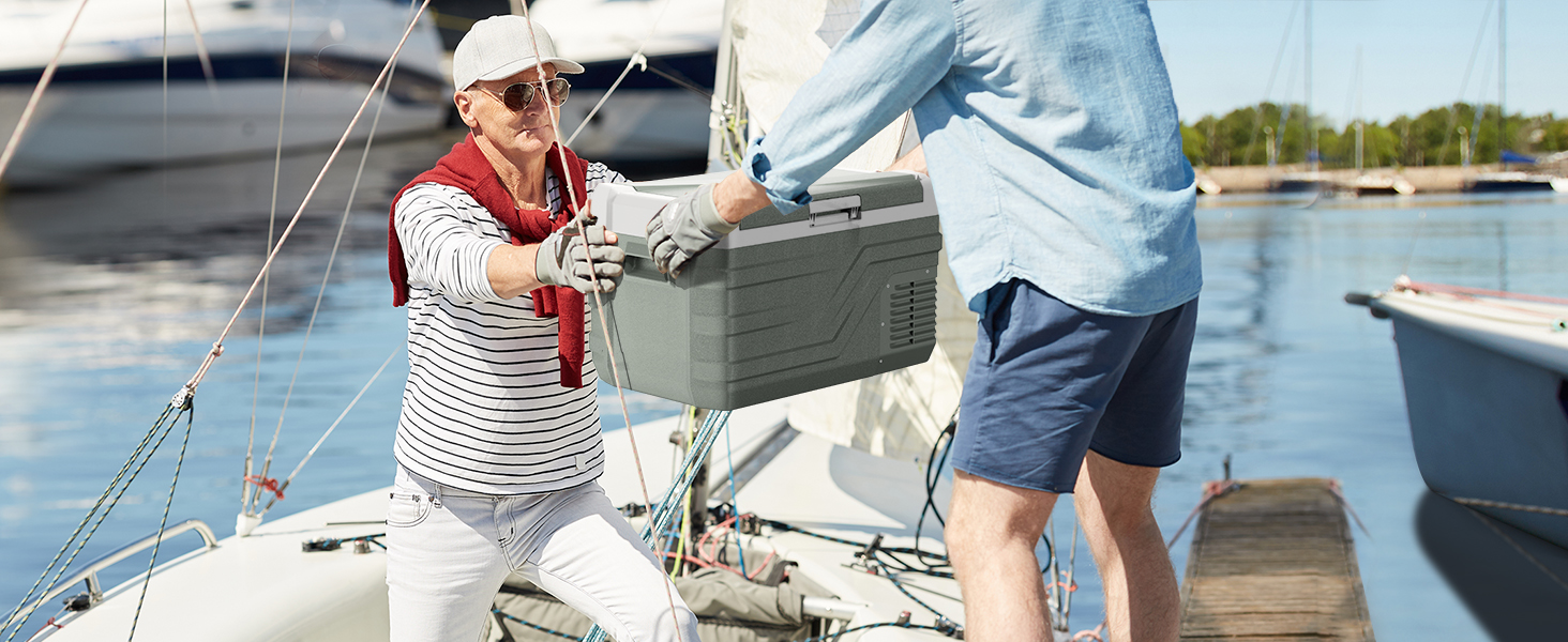 Автохолодильник Alpicool 35L компресорний 12/230V: для авто, кемпінгу, риболовлі -20°C