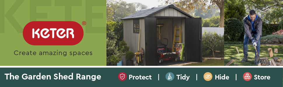 Сарай садовий Keter Manor Pent 6x4, пластиковий, бежевий, 183.5x111x200.5 см, для вулиці, вологостійкий