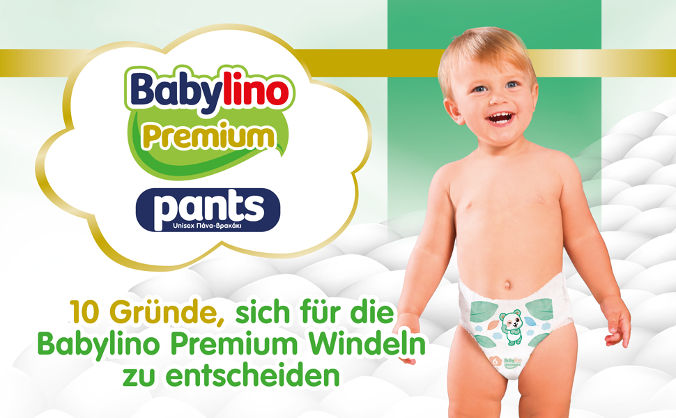 Підгузки-трусики Babylino Premium Pants розмір 8 XXL (20+ кг), з ультра-м'яким фільтром, 104 шт.
