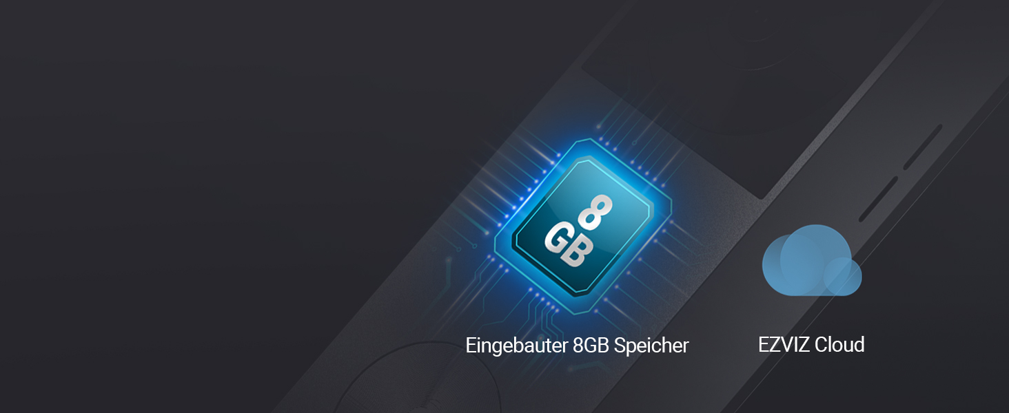 Відеодзвінок EZVIZ CP3 Pro з акумулятором та дзвінком CH1, бездротовий, з камерою, розпізнавання осіб, 2K, кольорова нічна зйомка, двостороння зв'язок, 8GB eMMC, комплект